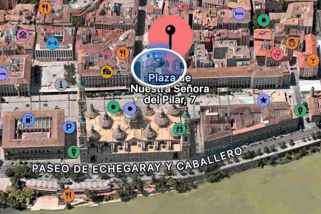 Апартаменти La Plaza Del Pilar Сарагоса Екстер'єр фото